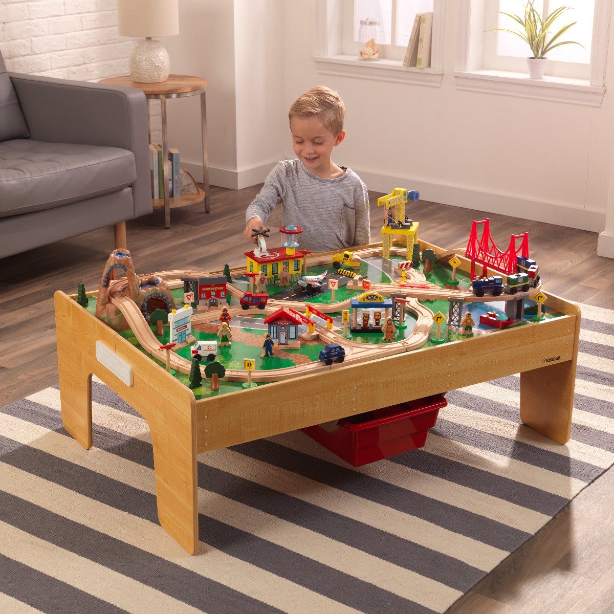 Adventure Town Railway Set Table KidKraft Canada