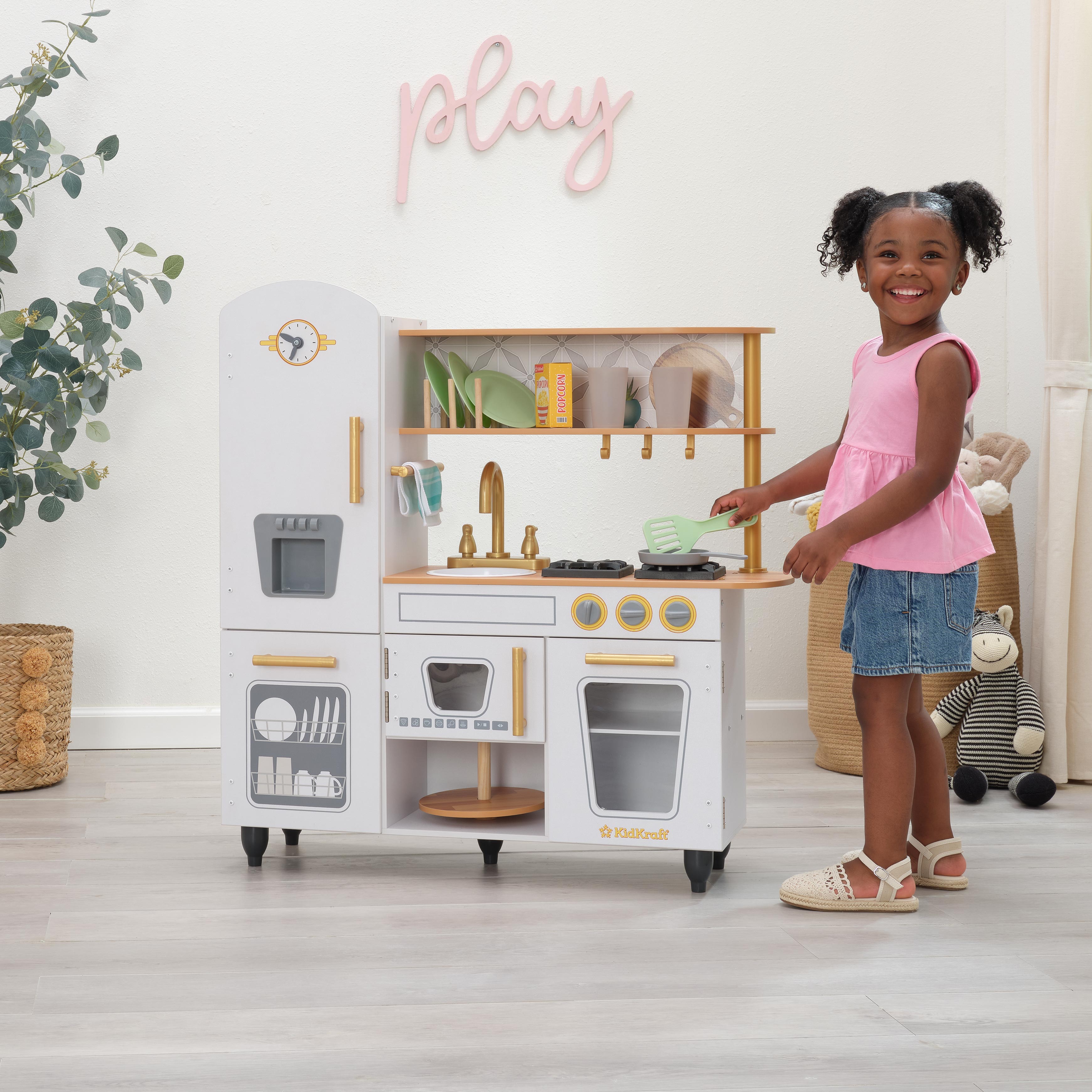 Vintage Play Kitchen - White