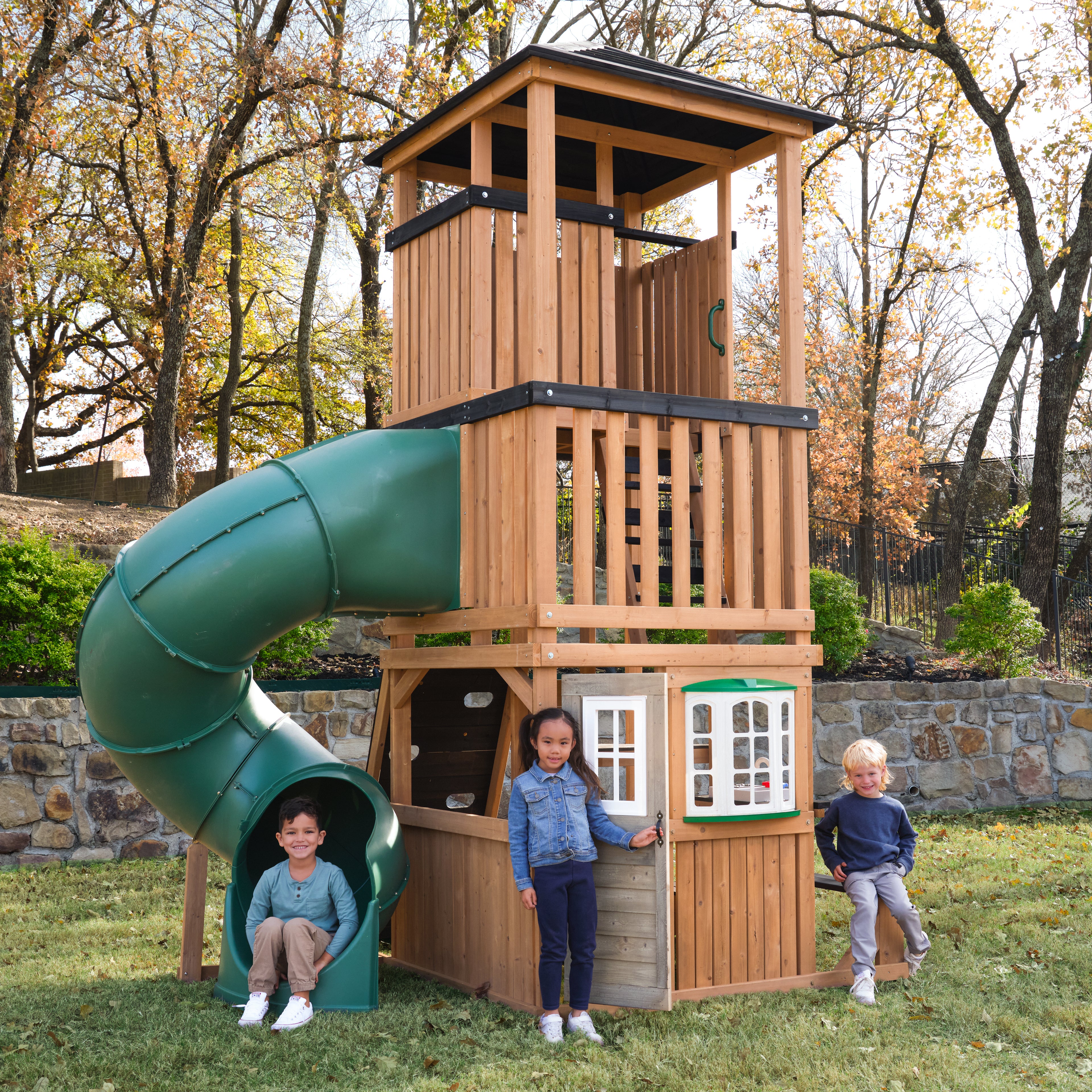 Outdoor Playhouse Cedar Summit Costco Playhouse Childrens