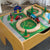 2-in-1 Activity Table with Board - Natural