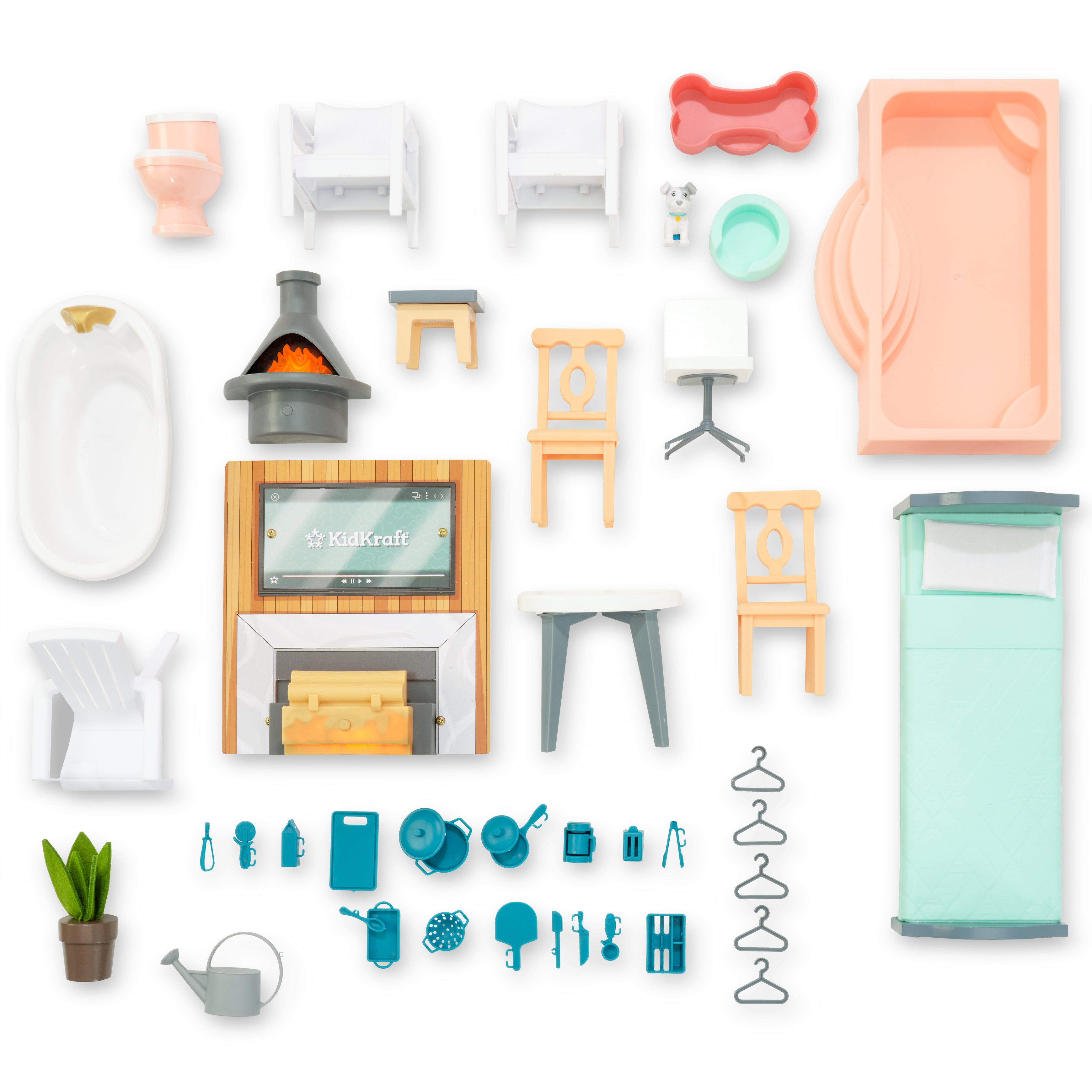 Secret Reveal Wooden Mansion Dollhouse