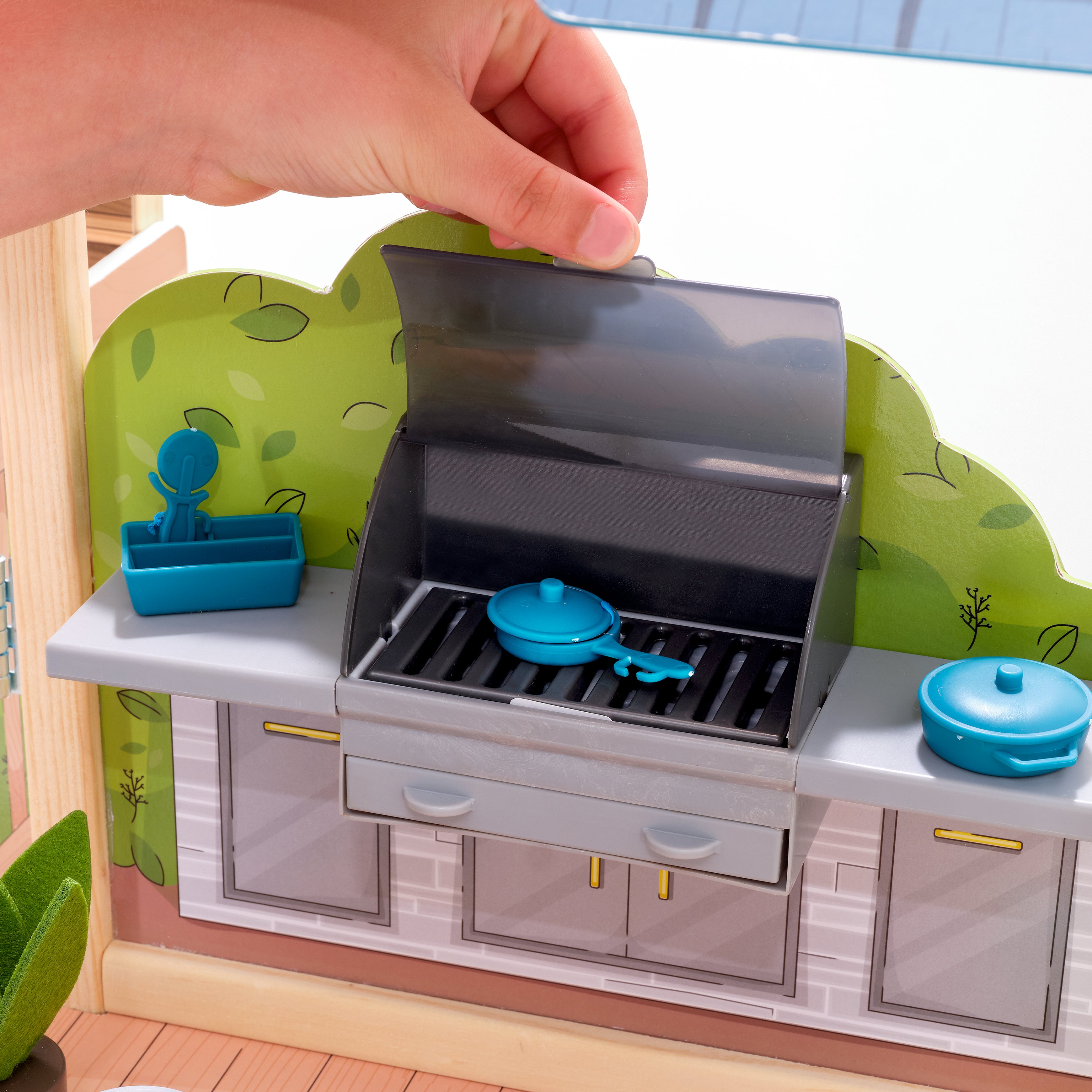 Secret Reveal Wooden Mansion Dollhouse