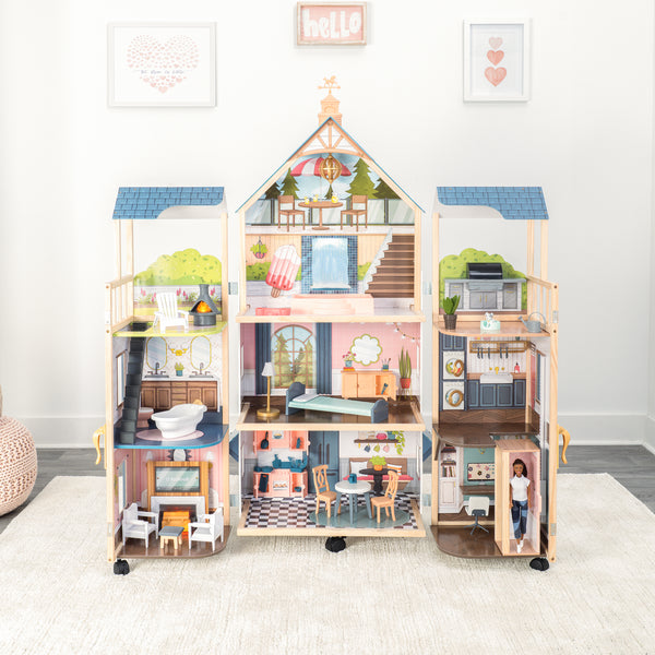 Secret Reveal Wooden Mansion Dollhouse KidKraft CA