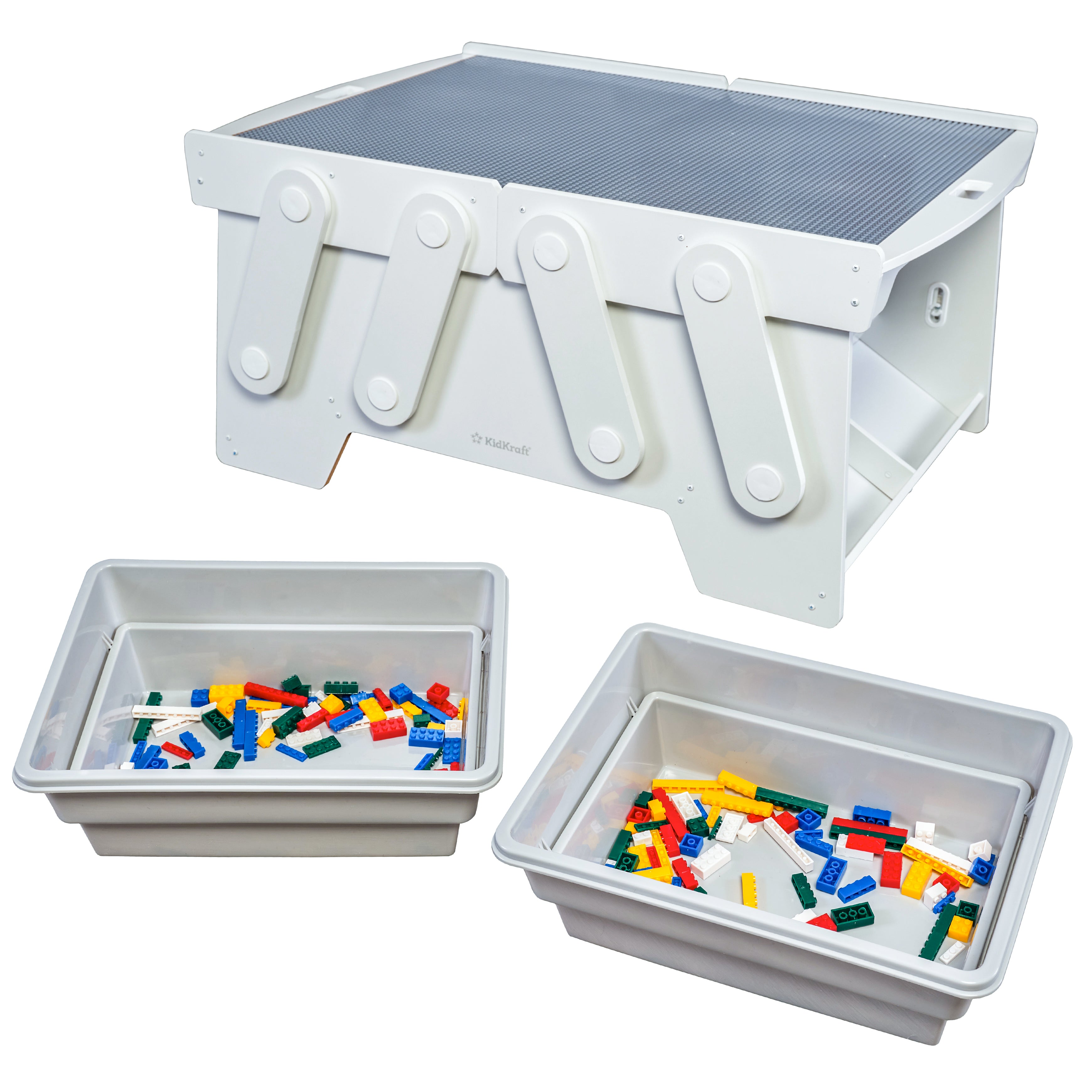 Building Bricks Play N Store Mega Table