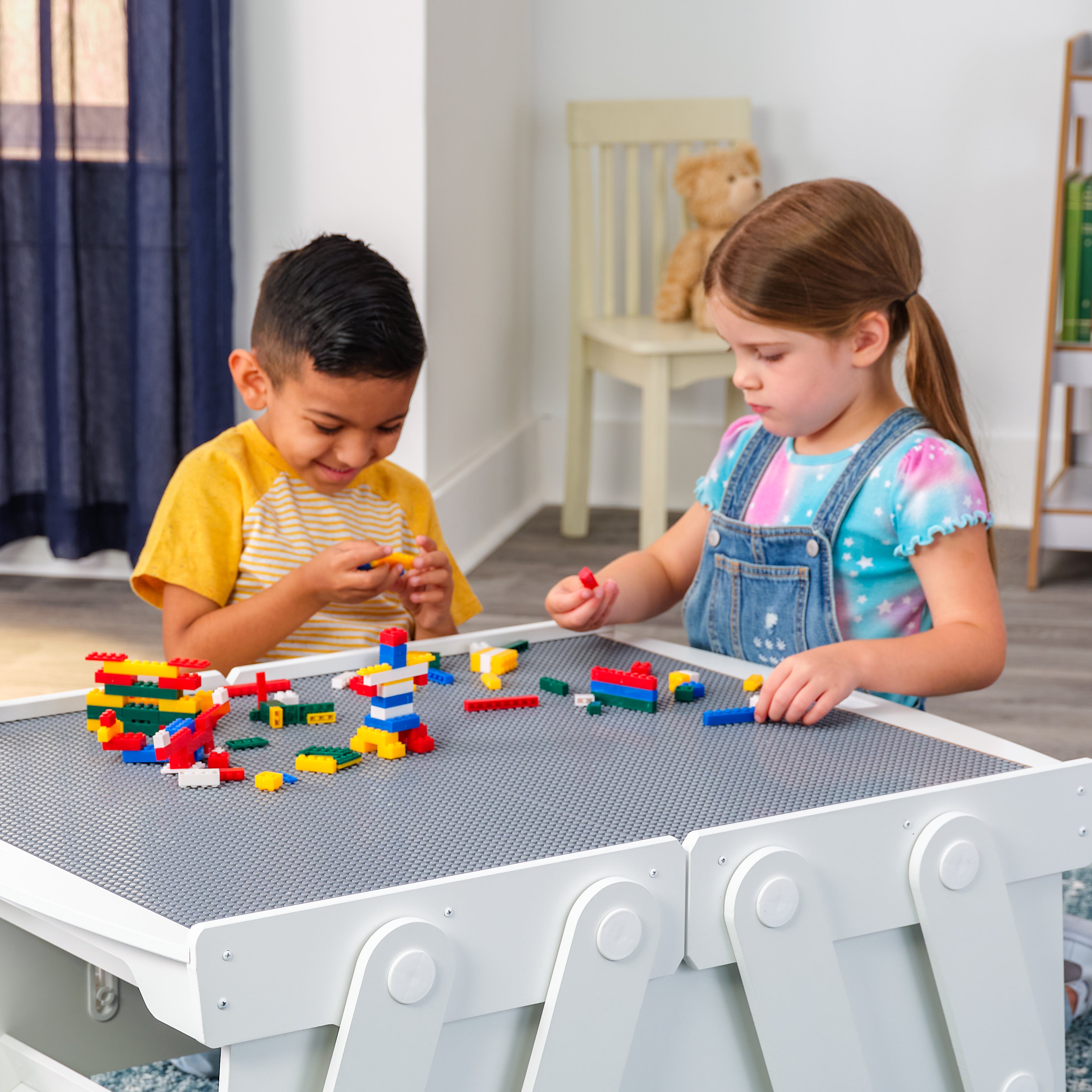 Building Bricks Play N Store Mega Table