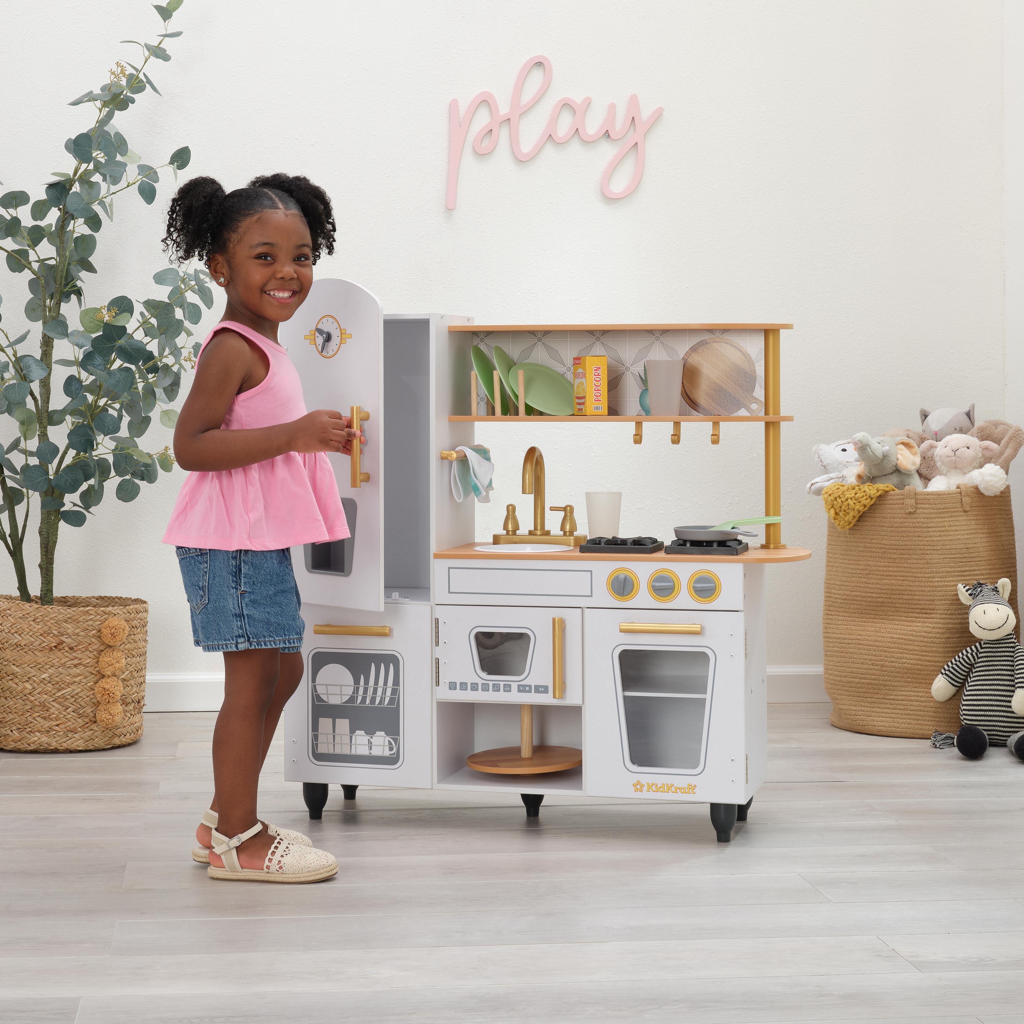 Vintage Play Kitchen - White