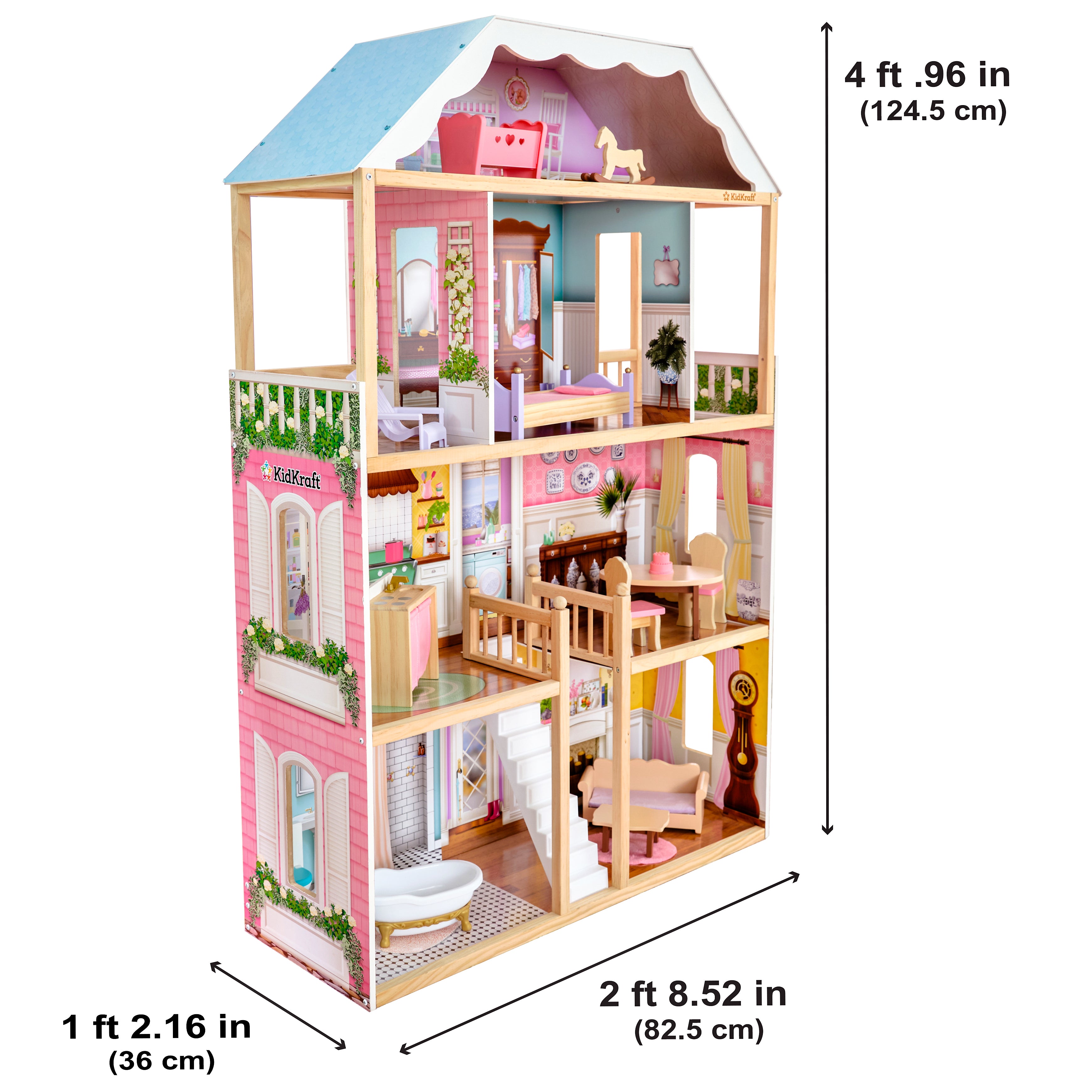 Maison de poupée Charlotte avec EZ Kraft Assembly ™ 