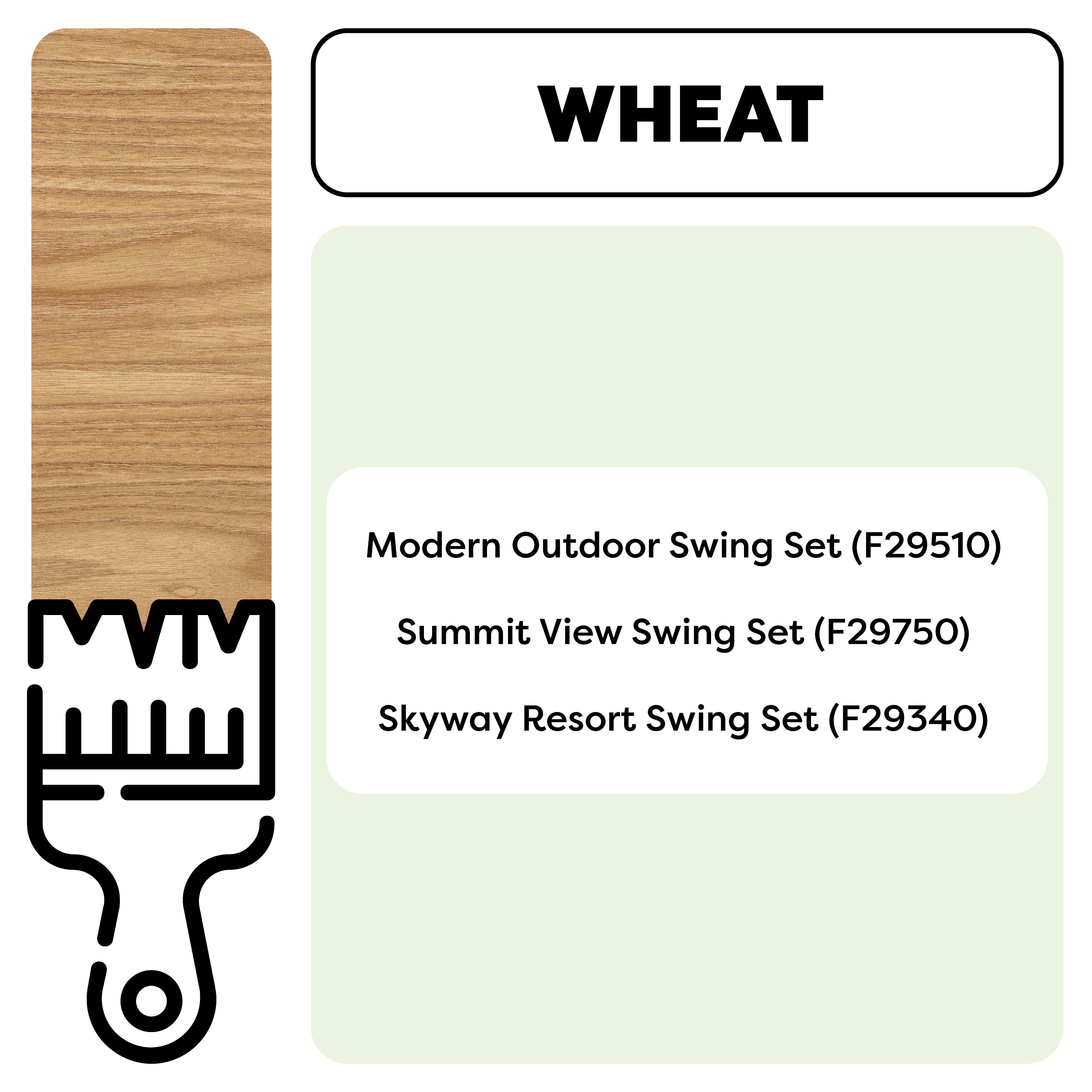 Swing Set/Playhouse Stain/Sealant – Wheat (1 Gallon)