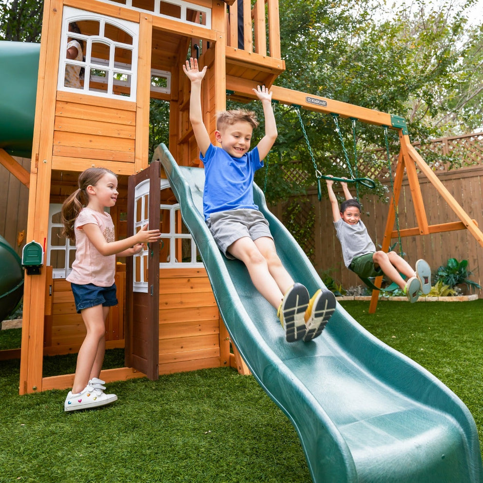 Ridgemoor Perch Wooden Swing Set | KidKraft CA